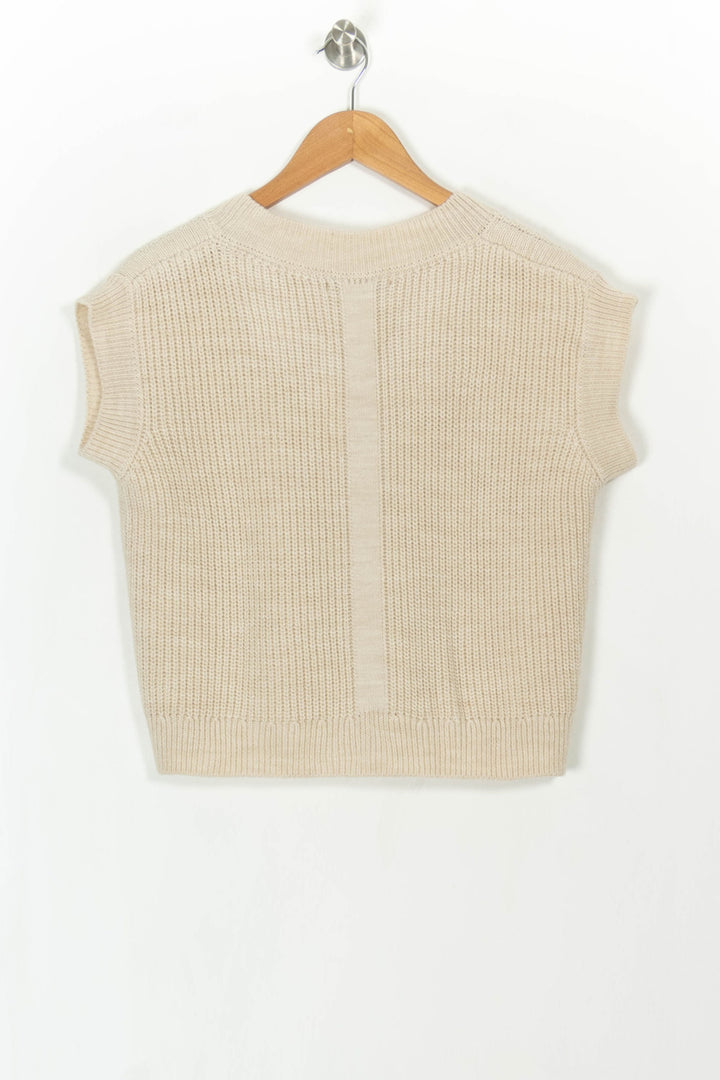 Débardeur Beige - Taille XS/34 de la marque La Fée Maraboutée | PARAD107939 - Vendu par Paradigme - Image 4