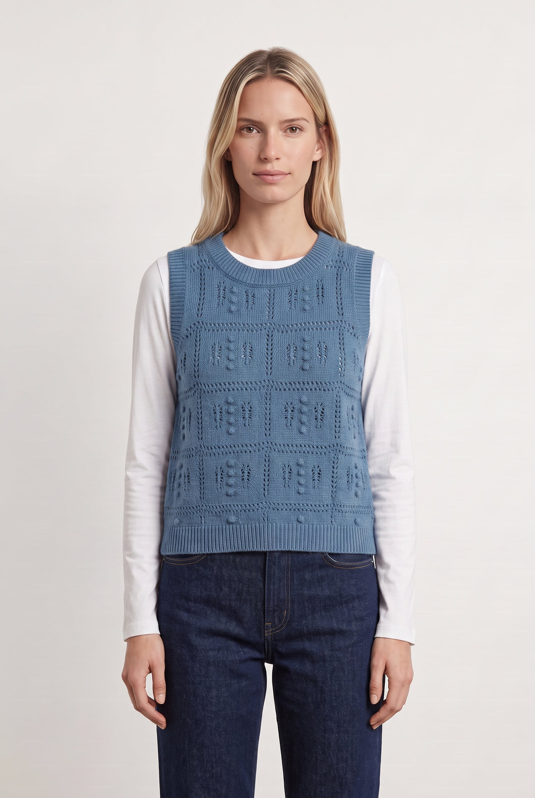 Débardeur Bleu - Taille XS/34 de la marque La Fée Maraboutée | PARAD107942 - Vendu par Paradigme - Image 1