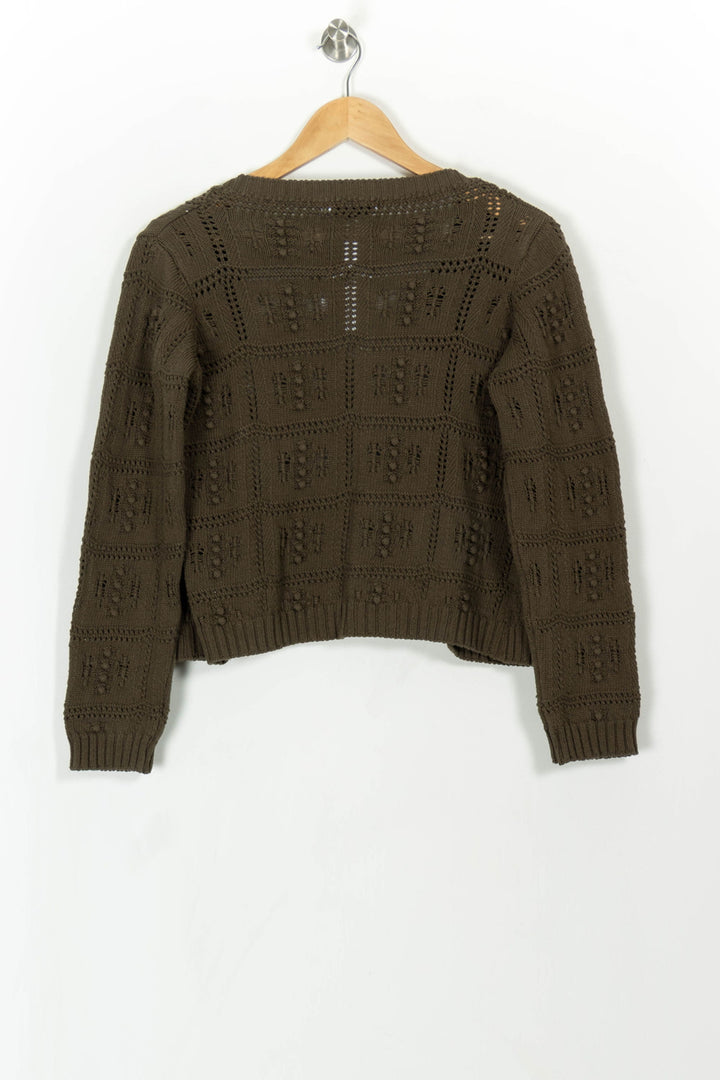 Gilet Vert - Taille XS/34 de la marque La Fée Maraboutée | PARAD107944 - Vendu par Paradigme - Image 4