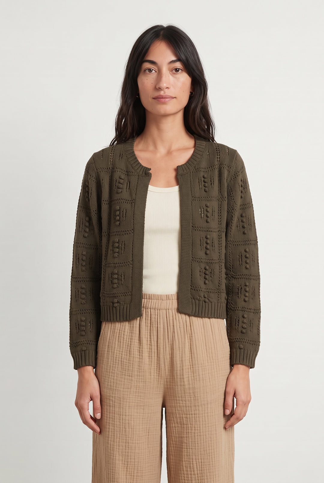 Gilet Vert - Taille XS/34 de la marque La Fée Maraboutée | PARAD107944 - Vendu par Paradigme - Image 1