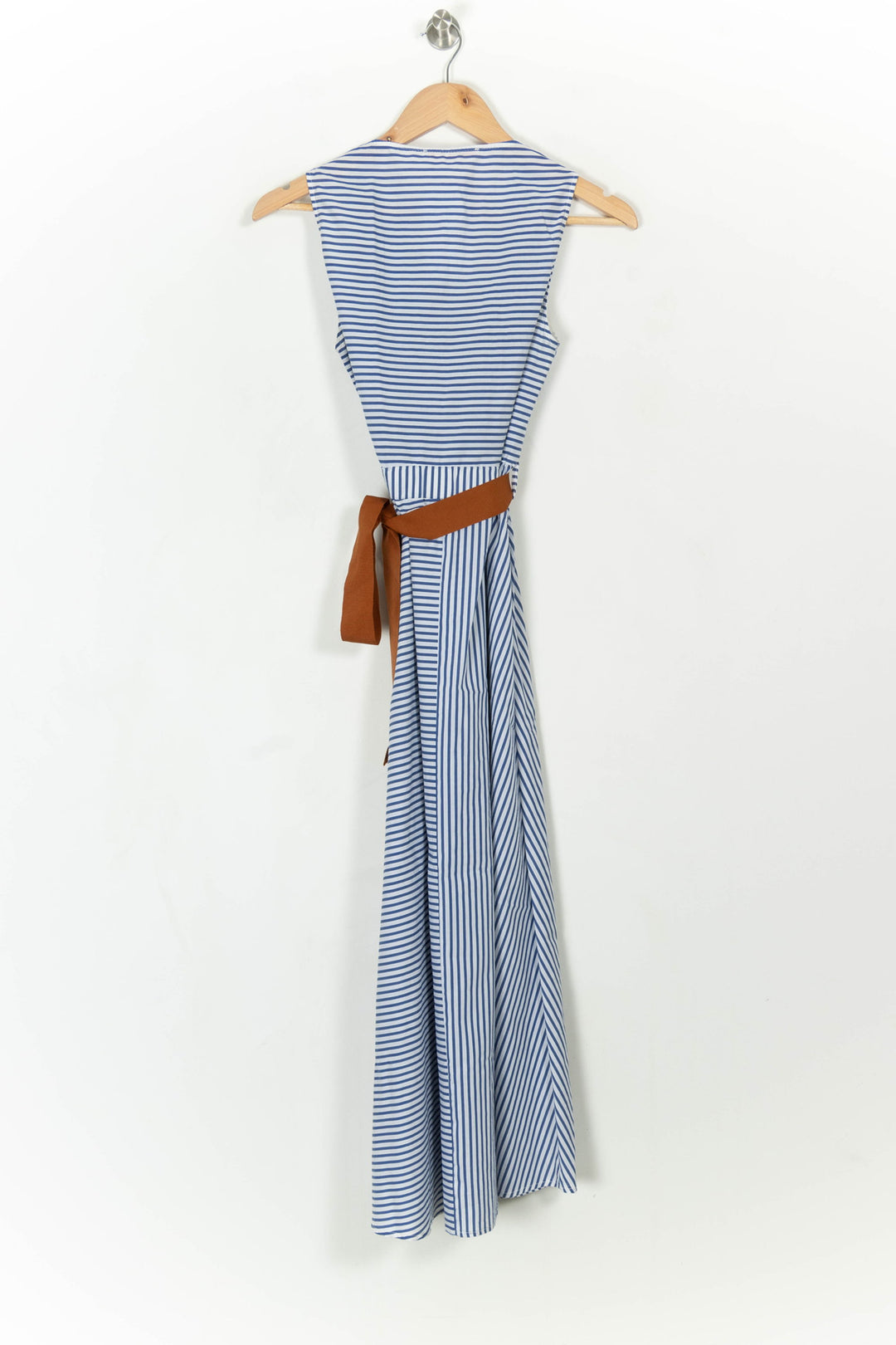 Robe Longue Bleu et Blanc - Taille S/36 de la marque La Fée Maraboutée | PARAD107945 - Vendu par Paradigme - Image 4
