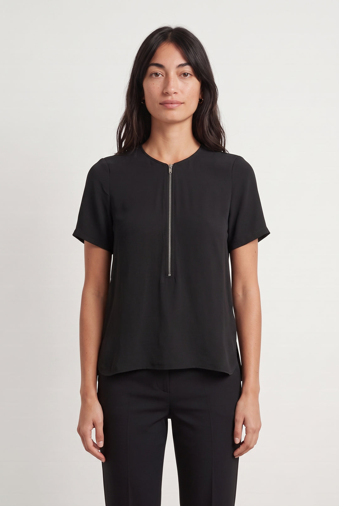 Blouse Grise - Taille M/38 de la marque The Kooples | PARAD107952 - Vendu par Paradigme - Image 1