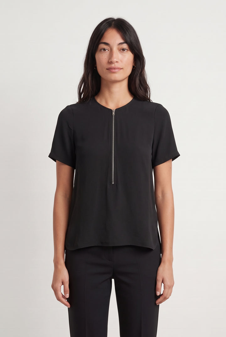 Blouse Grise - Taille M/38 de la marque The Kooples | PARAD107952 - Vendu par Paradigme - Image 1