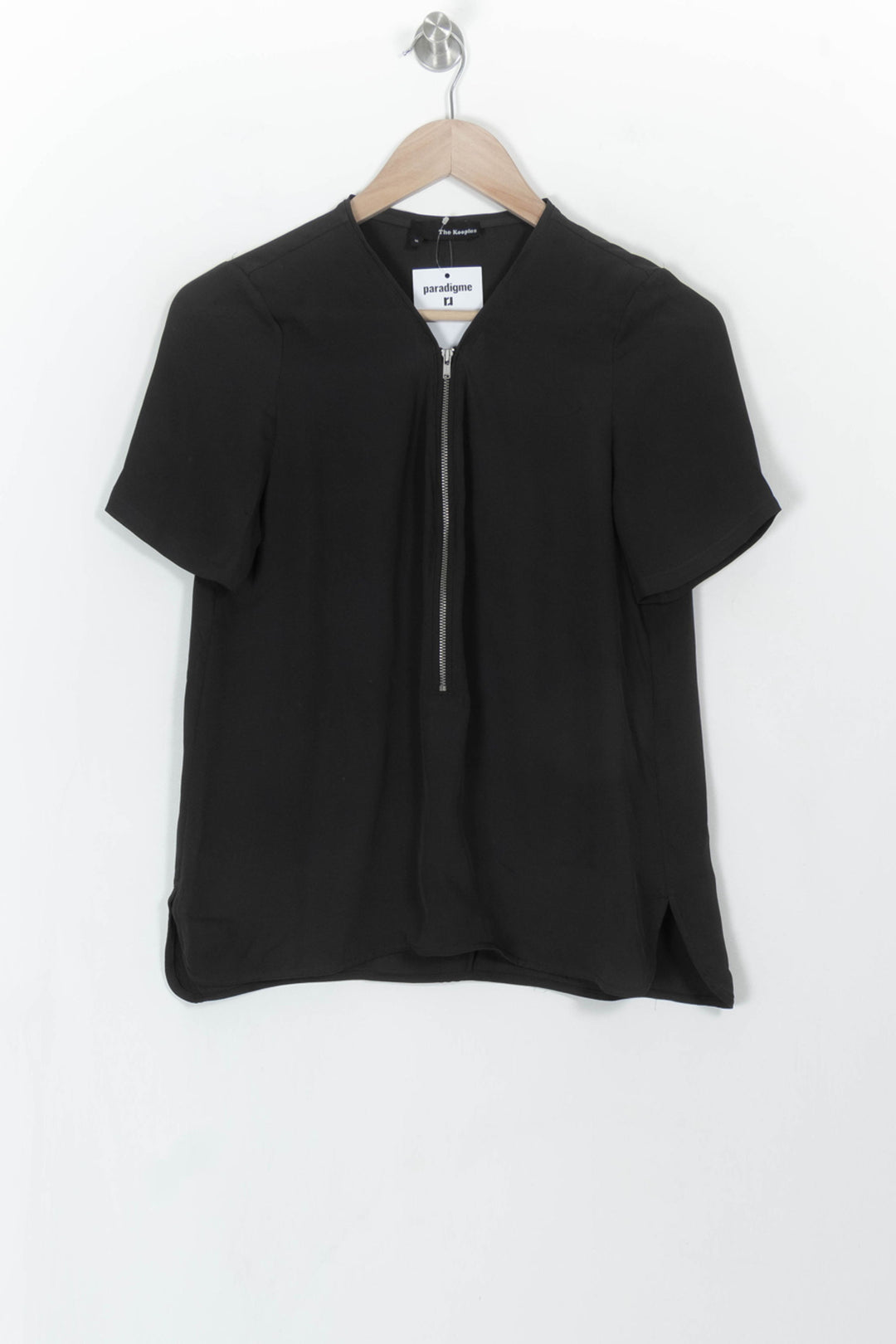 Blouse Grise - Taille M/38 de la marque The Kooples | PARAD107952 - Vendu par Paradigme - Image 2