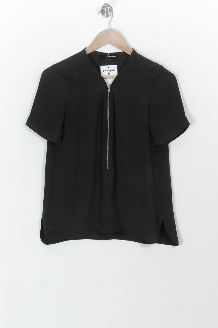 Blouse Grise - Taille M/38 de la marque The Kooples | PARAD107952 - Vendu par Paradigme - Image 2