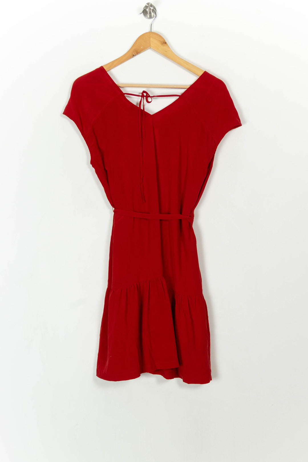 Robe Courte Rouge - Taille M/38 de la marque ZAPA | PARAD107955 - Vendu par Paradigme - Image 4