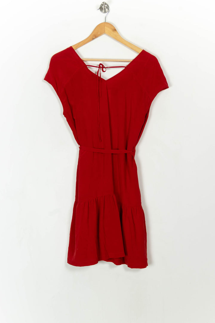 Robe Courte Rouge - Taille M/38 de la marque ZAPA | PARAD107955 - Vendu par Paradigme - Image 4