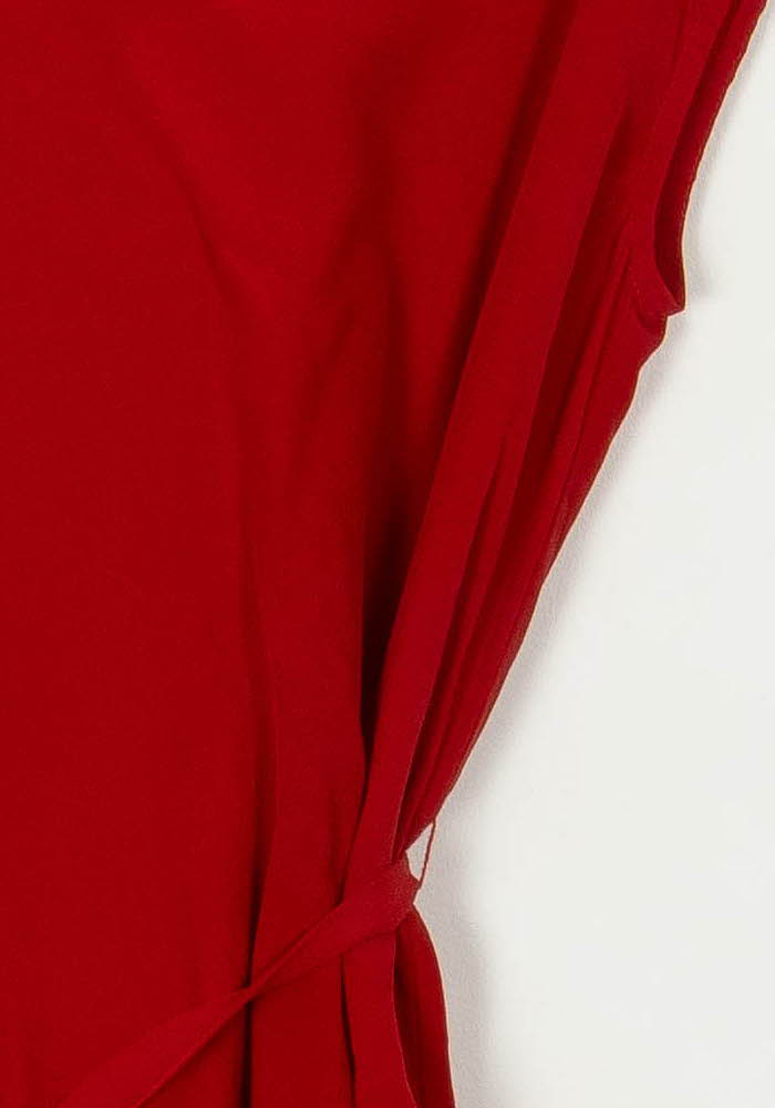 Robe Courte Rouge - Taille M/38 de la marque ZAPA | PARAD107955 - Vendu par Paradigme - Image 3