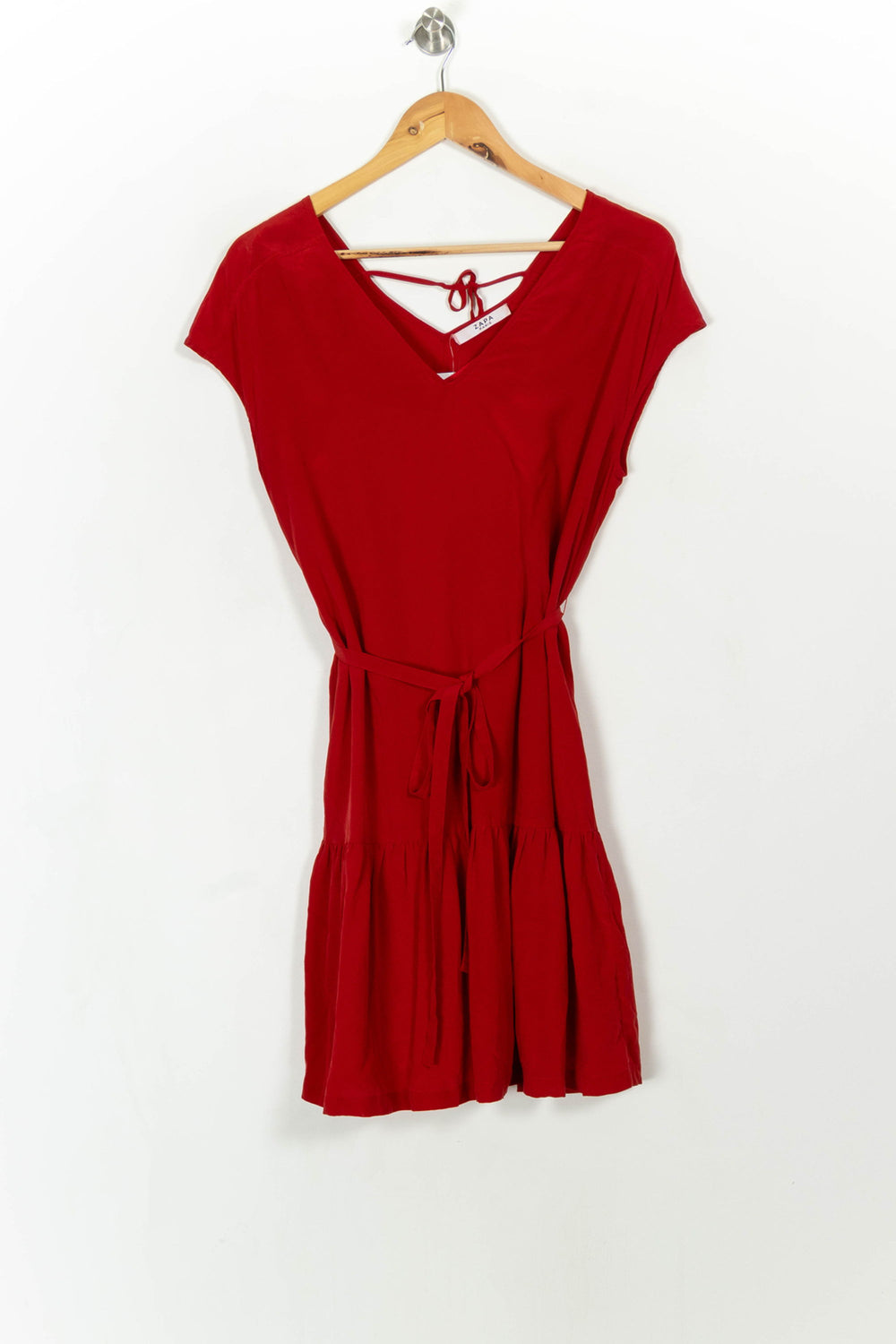 Robe Courte Rouge - Taille M/38 de la marque ZAPA | PARAD107955 - Vendu par Paradigme - Image 2