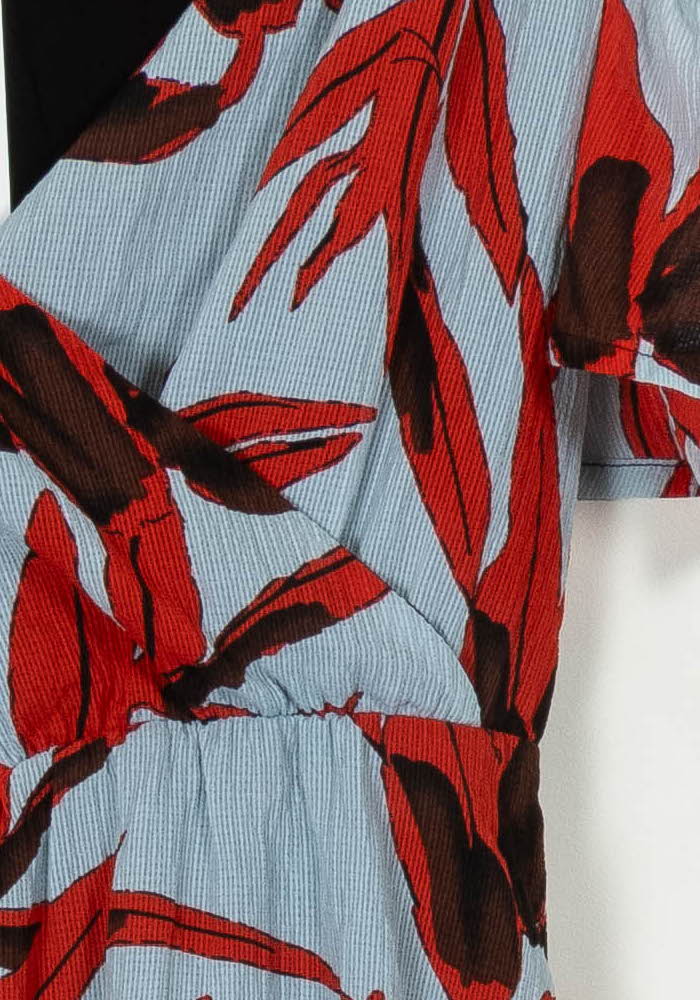 Robe Bleu et Rouge - Taille S/36 de la marque La Fée Maraboutée | PARAD107957 - Vendu par Paradigme - Image 3