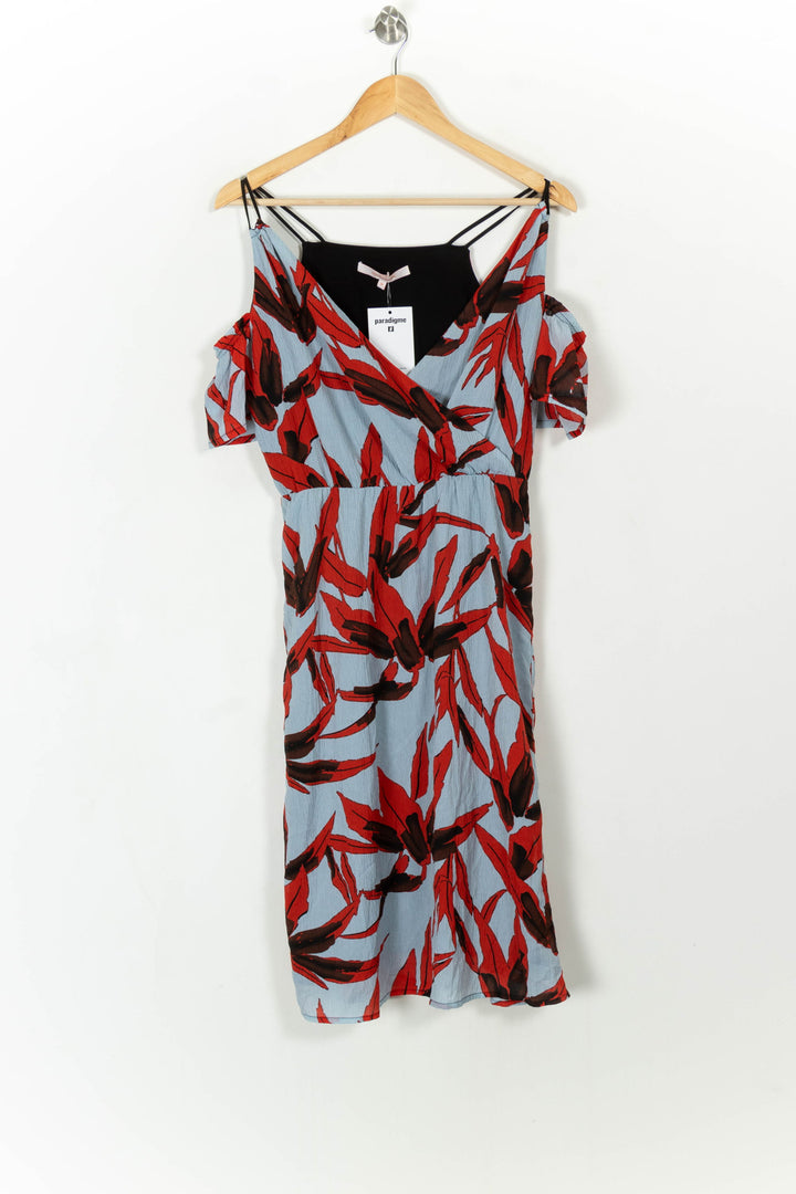 Robe Bleu et Rouge - Taille S/36 de la marque La Fée Maraboutée | PARAD107957 - Vendu par Paradigme - Image 2