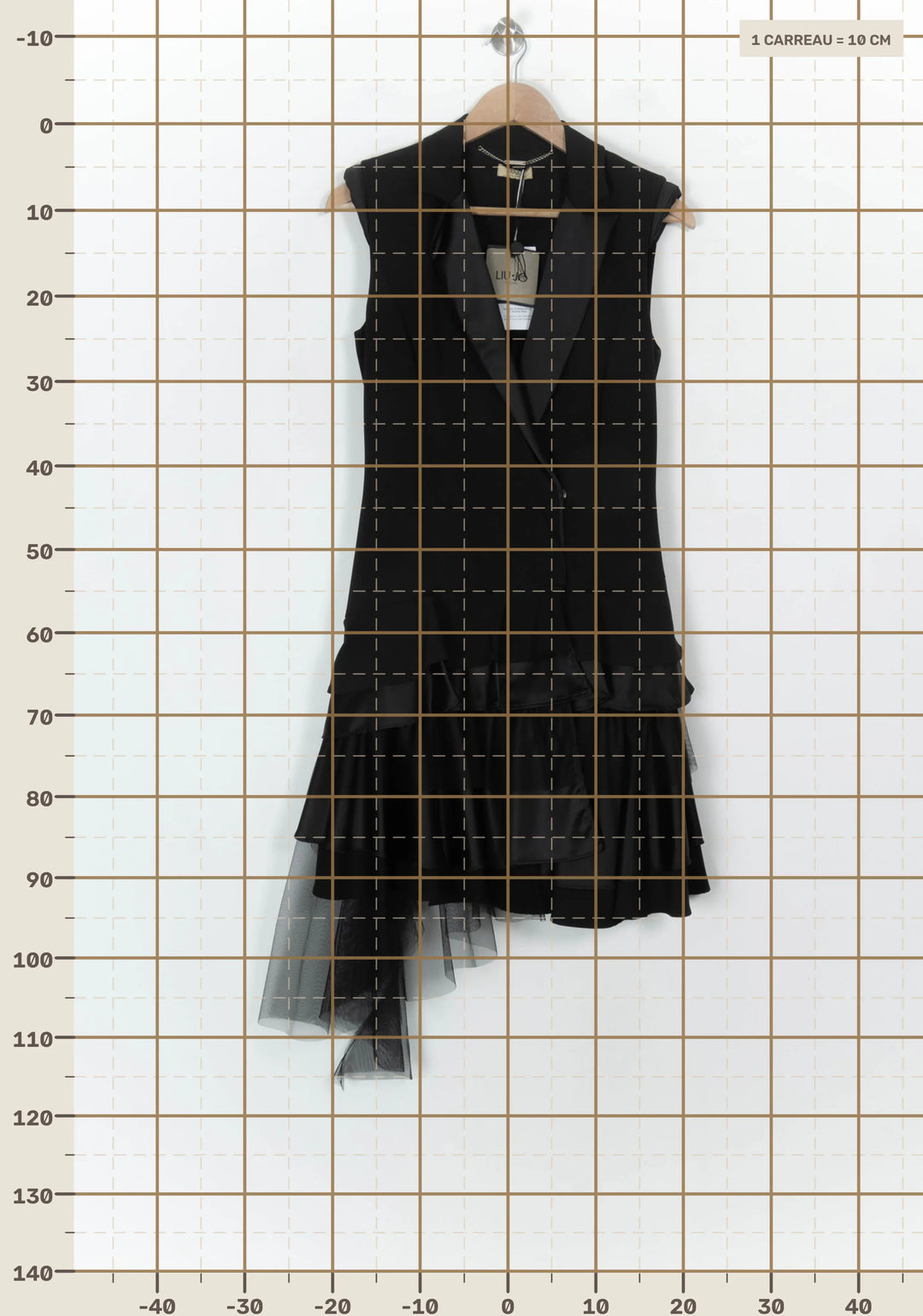 Robe Sans Manches Noire - Taille XL/42 de la marque Liu Jo | PARAD107963 - Vendu par Paradigme - Image 4