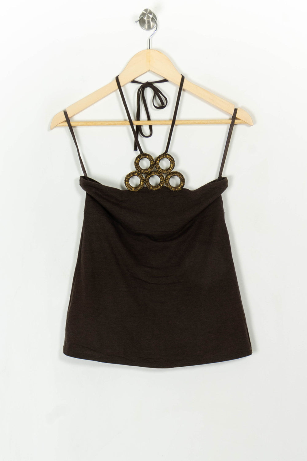 Top Marron - Taille XS/34 de la marque Kookai | PARAD107965 - Vendu par Paradigme - Image 2