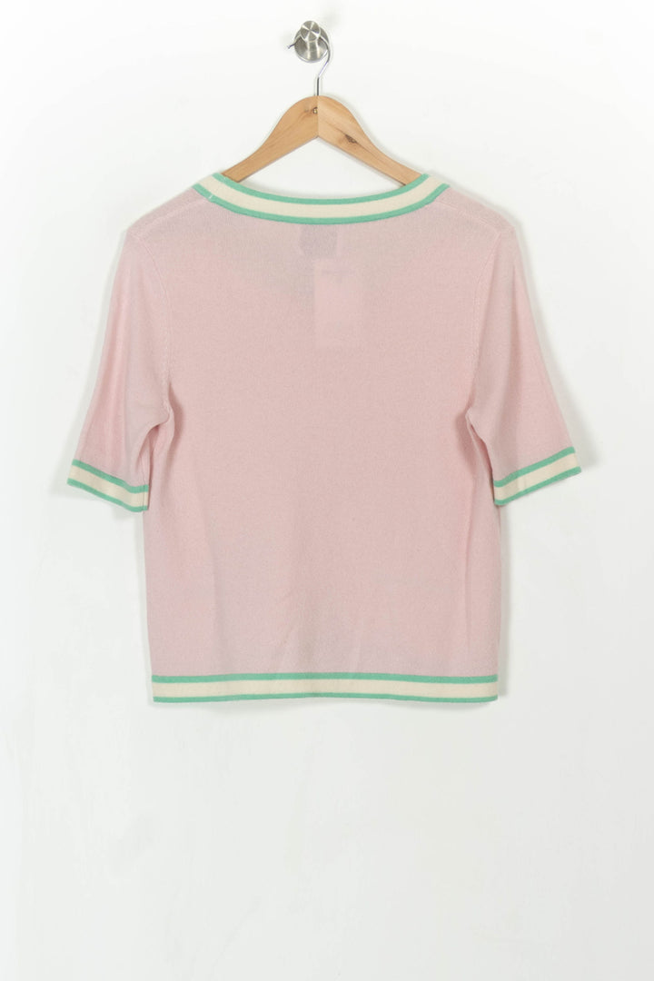 Pull Rose et Vert - Taille M/38 de la marque Weill | PARAD107966 - Vendu par Paradigme - Image 4