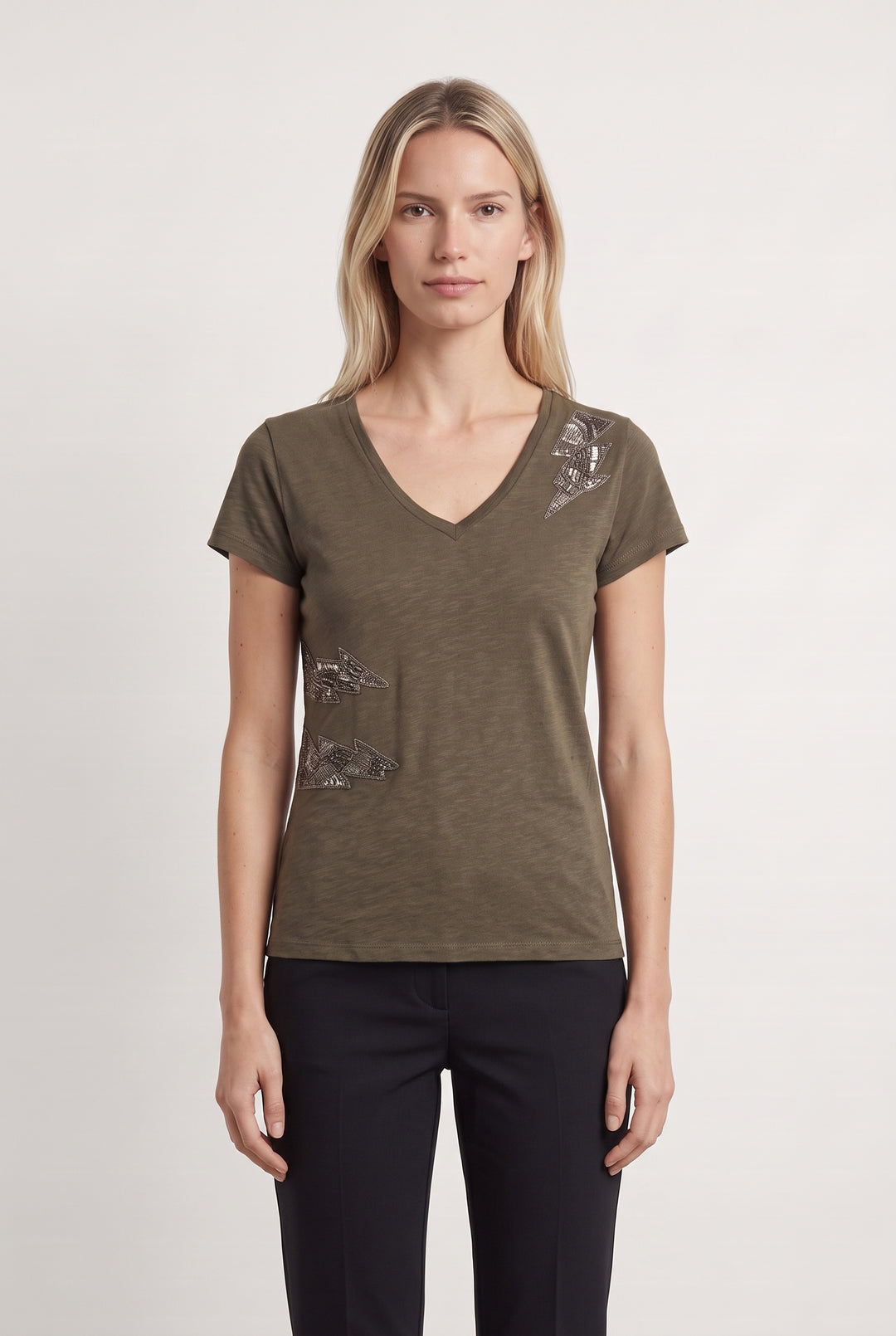Tee-shirt Vert - Taille XS/34 de la marque IKKS | PARAD107971 - Vendu par Paradigme - Image 1