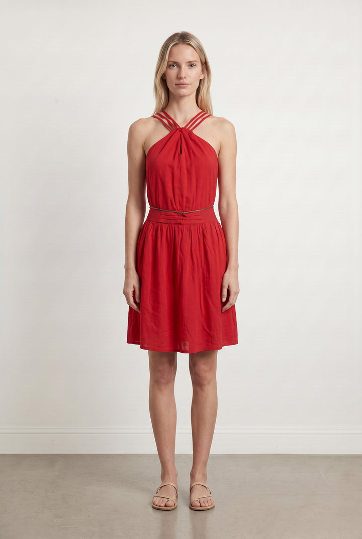 Robe Dos Nu Rouge - Taille XS/34 de la marque Louizon | PARAD107972 - Vendu par Paradigme - Image 1