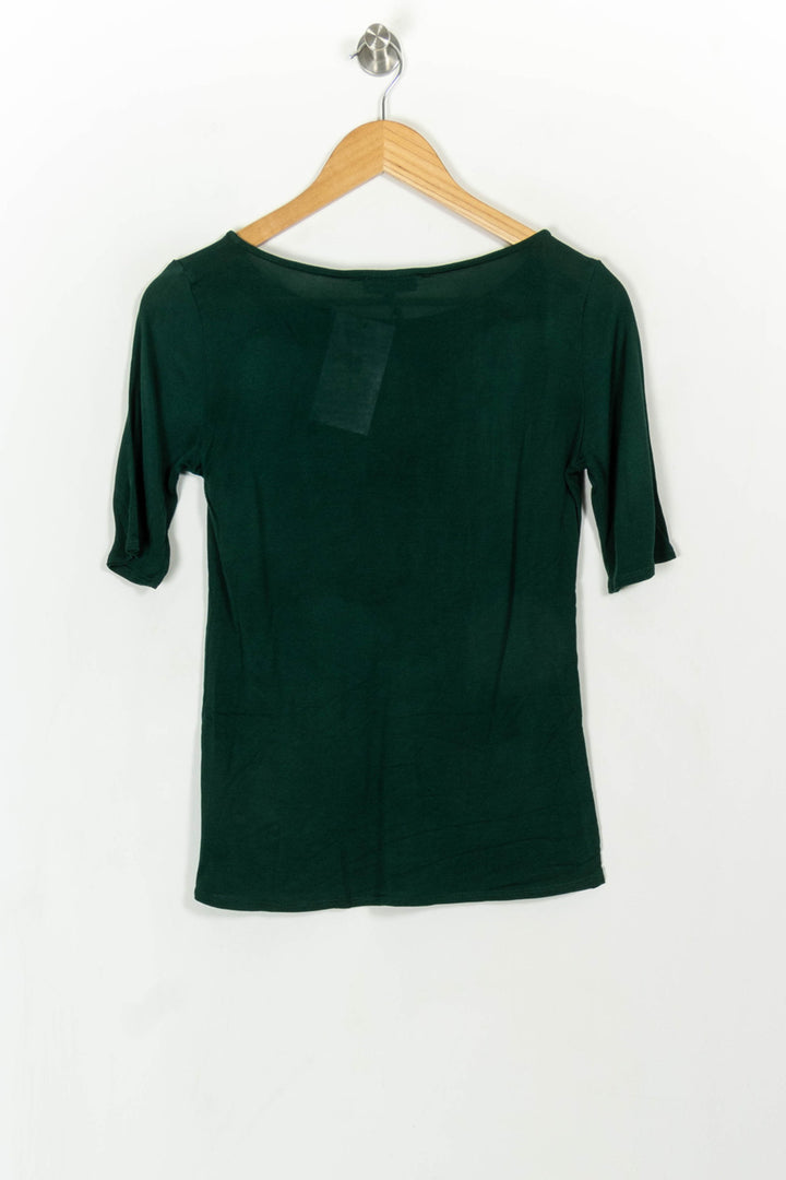 Tee-shirt Vert - Taille S/36 de la marque Caroll | PARAD107973 - Vendu par Paradigme - Image 4