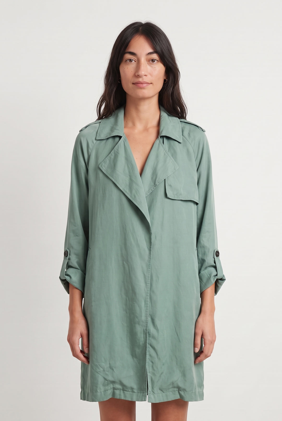 Trench Vert - Taille S/36 de la marque Marie Sixtine | PARAD107974 - Vendu par Paradigme - Image 1