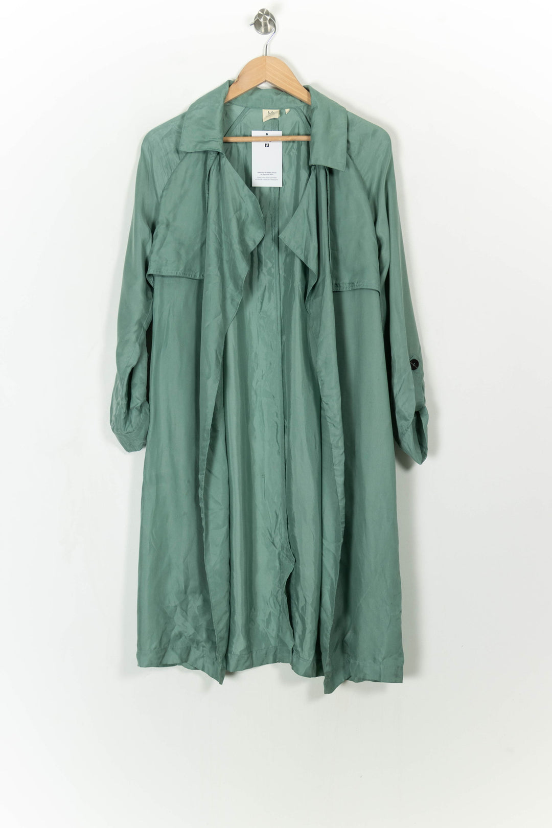Trench Vert - Taille S/36 de la marque Marie Sixtine | PARAD107974 - Vendu par Paradigme - Image 2