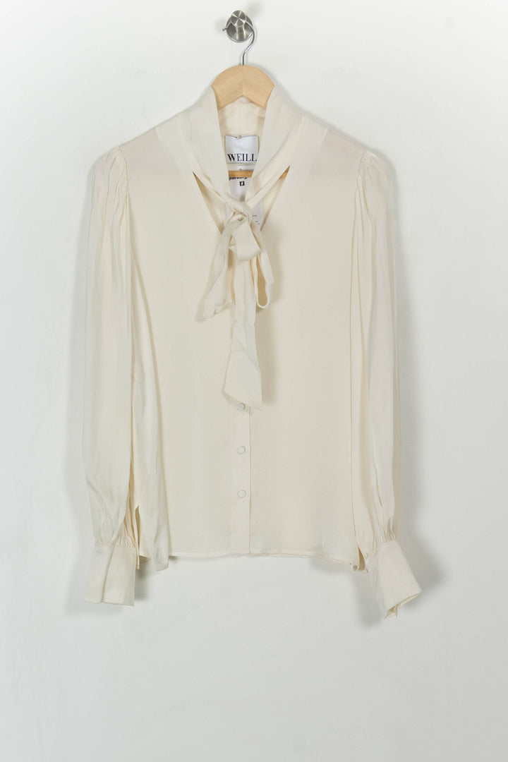 Blouse Beige - Taille M/38 de la marque Weill | PARAD107976 - Vendu par Paradigme - Image 2