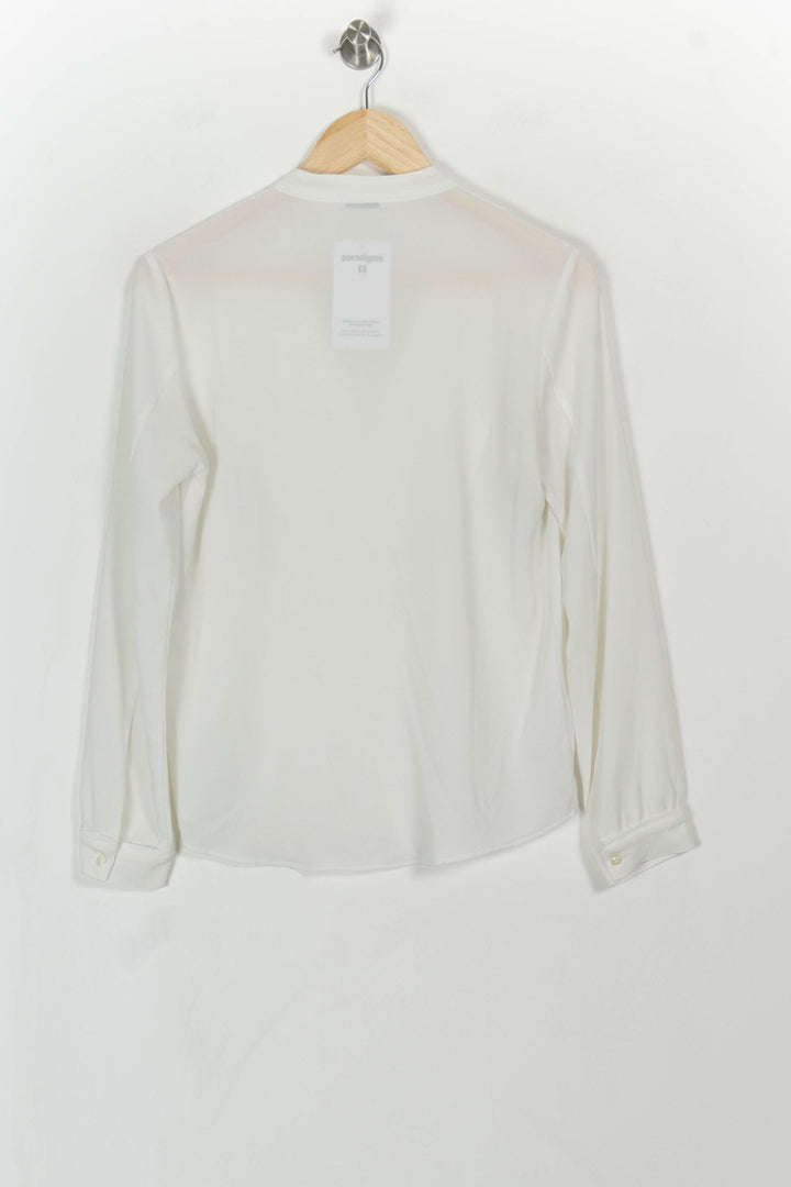Blouse Blanche - Taille M/38 de la marque IKKS | PARAD107977 - Vendu par Paradigme - Image 4