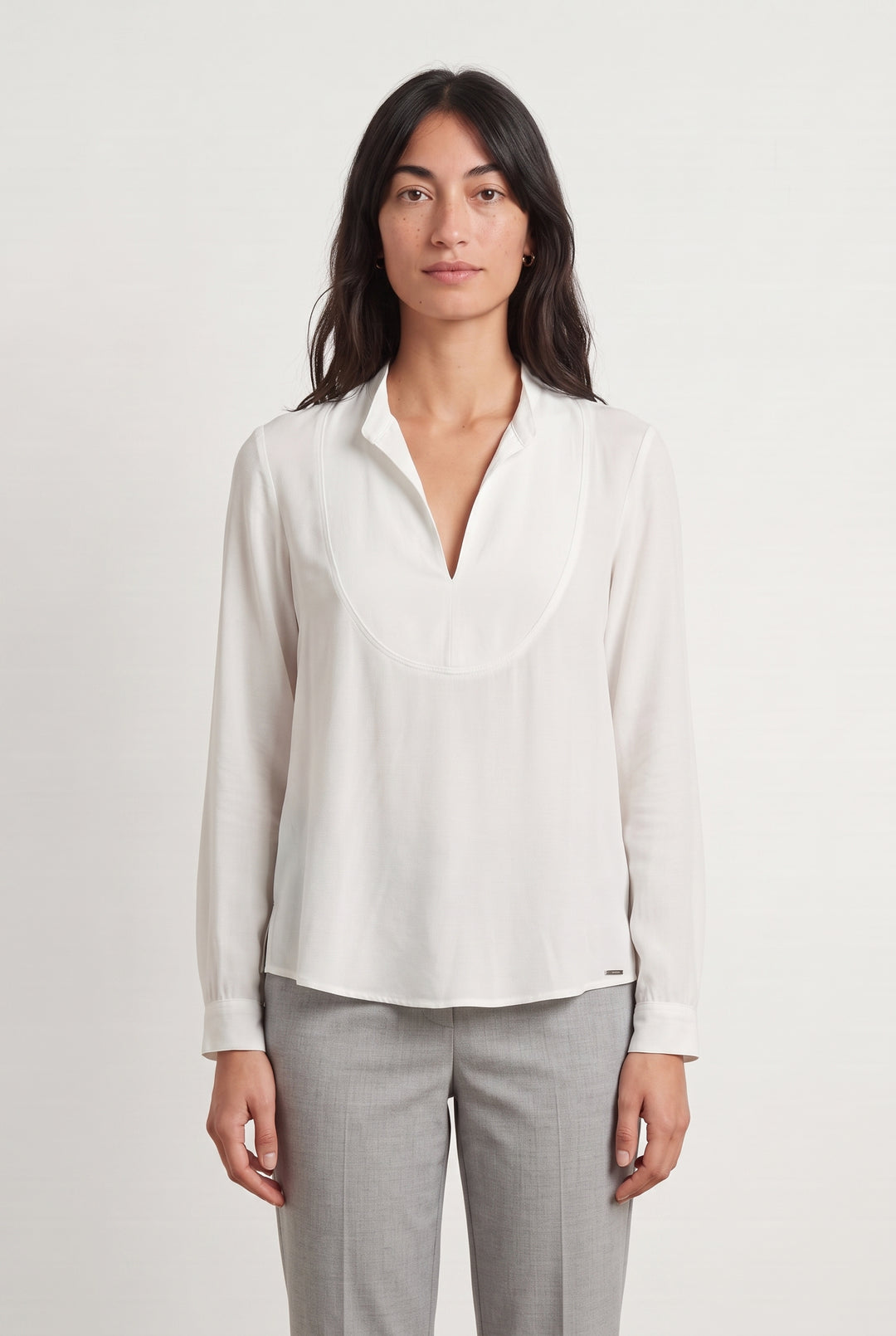 Blouse Blanche - Taille M/38 de la marque IKKS | PARAD107977 - Vendu par Paradigme - Image 1