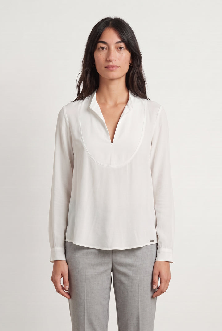 Blouse Blanche - Taille M/38 de la marque IKKS | PARAD107977 - Vendu par Paradigme - Image 1