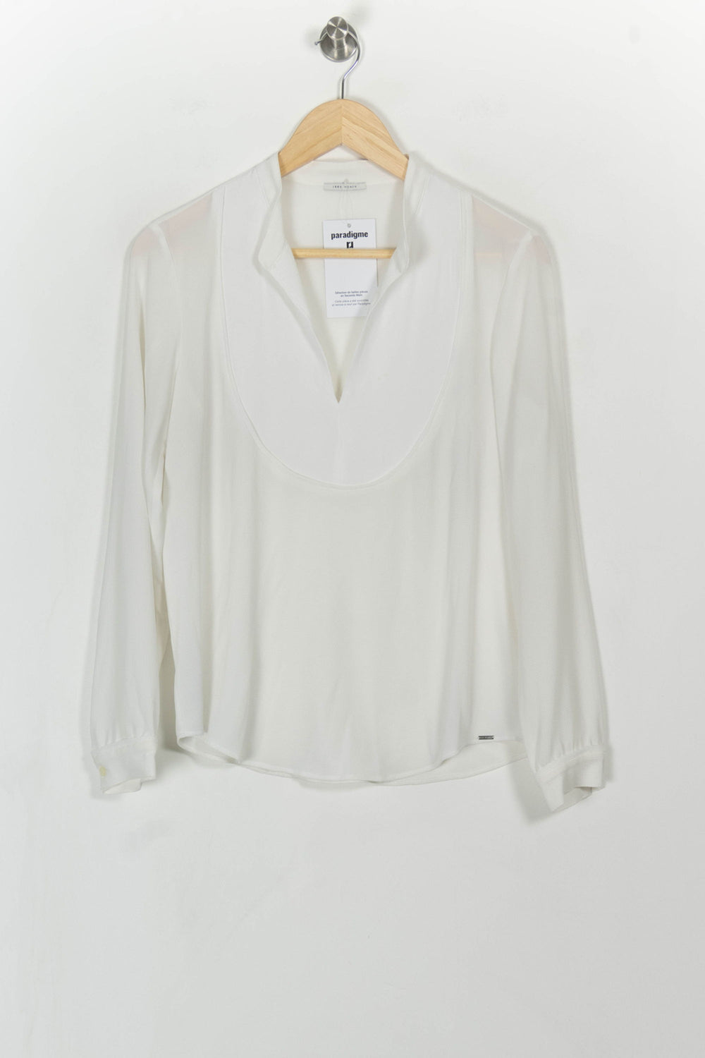 Blouse Blanche - Taille M/38 de la marque IKKS | PARAD107977 - Vendu par Paradigme - Image 2