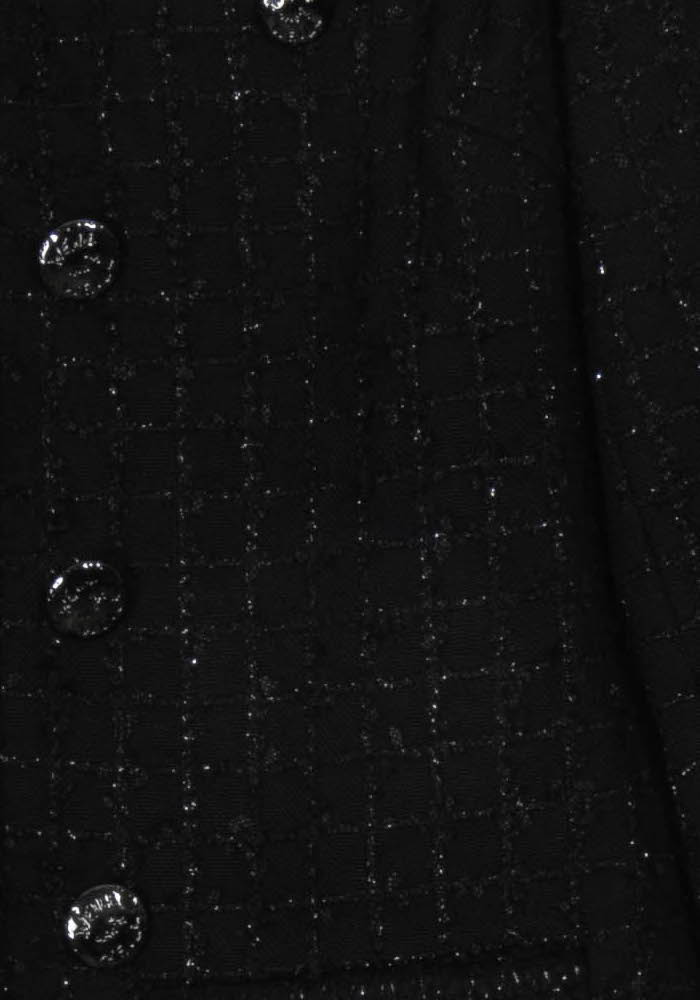 Veste En Tweed Noire - Taille M/38 de la marque Weill | PARAD107978 - Vendu par Paradigme - Image 3