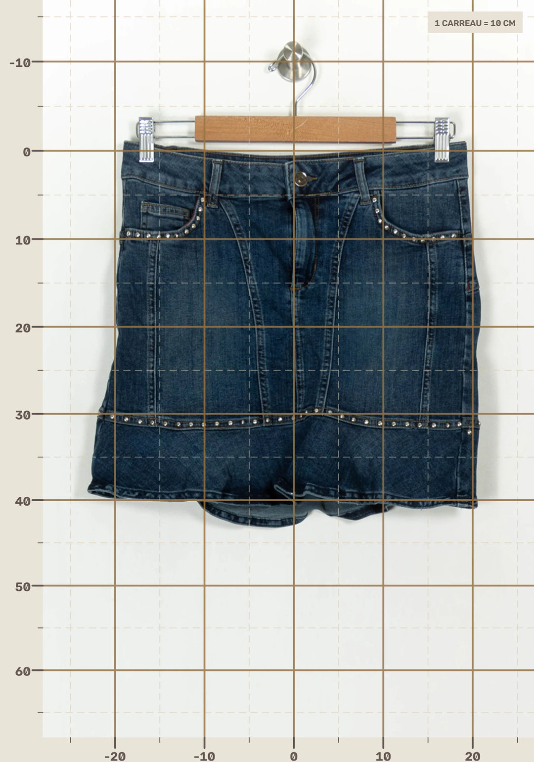 Jupe En Jean Bleue - Taille M/38 de la marque Liu Jo | PARAD107979 - Vendu par Paradigme - Image 4