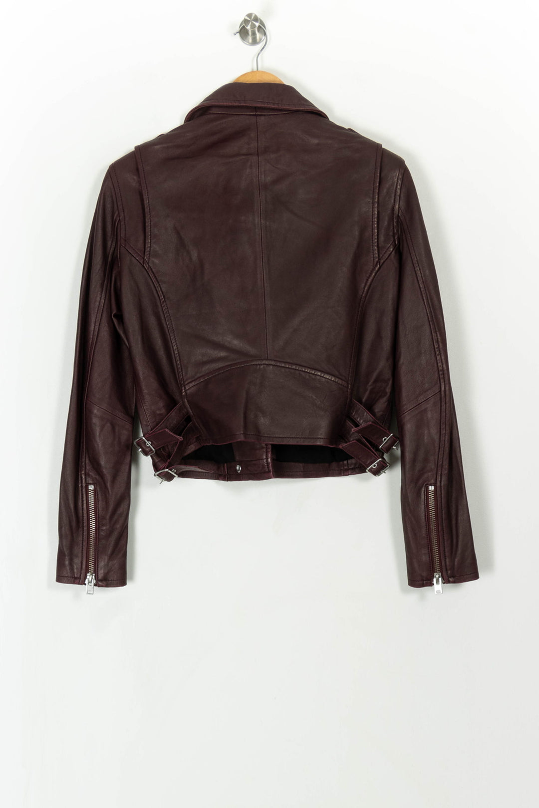 Perfecto Bordeaux - Taille XL/42 de la marque IRO | PARAD107981 - Vendu par Paradigme - Image 4