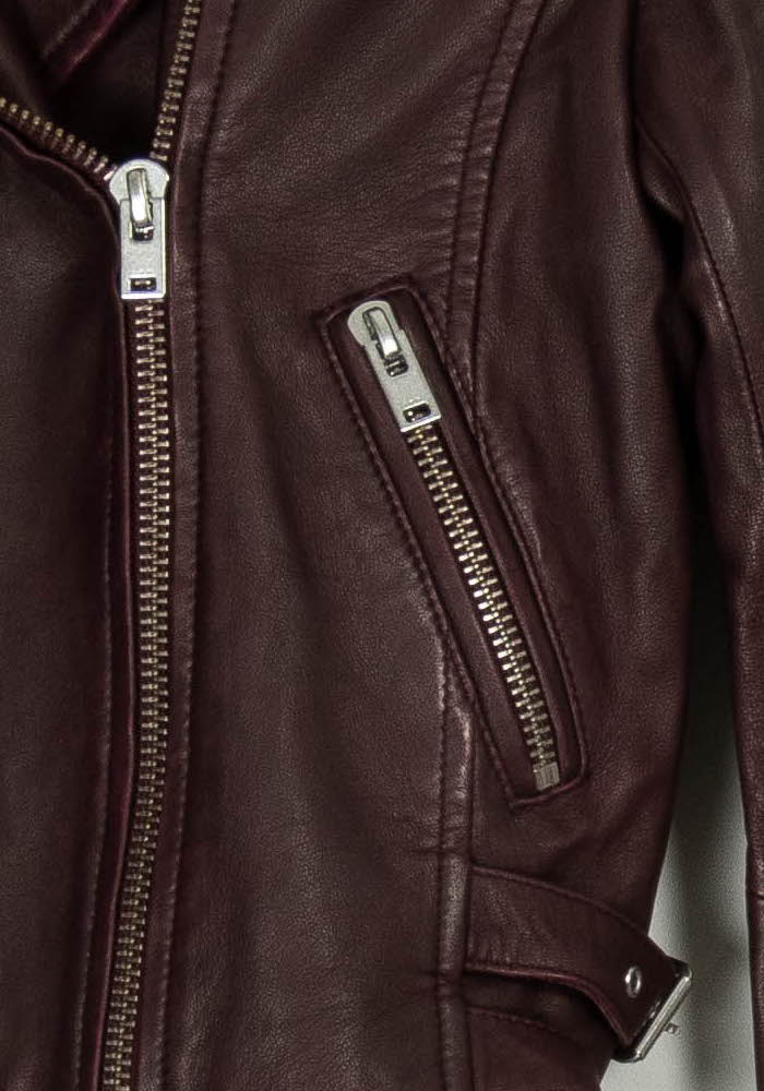 Perfecto Bordeaux - Taille XL/42 de la marque IRO | PARAD107981 - Vendu par Paradigme - Image 3