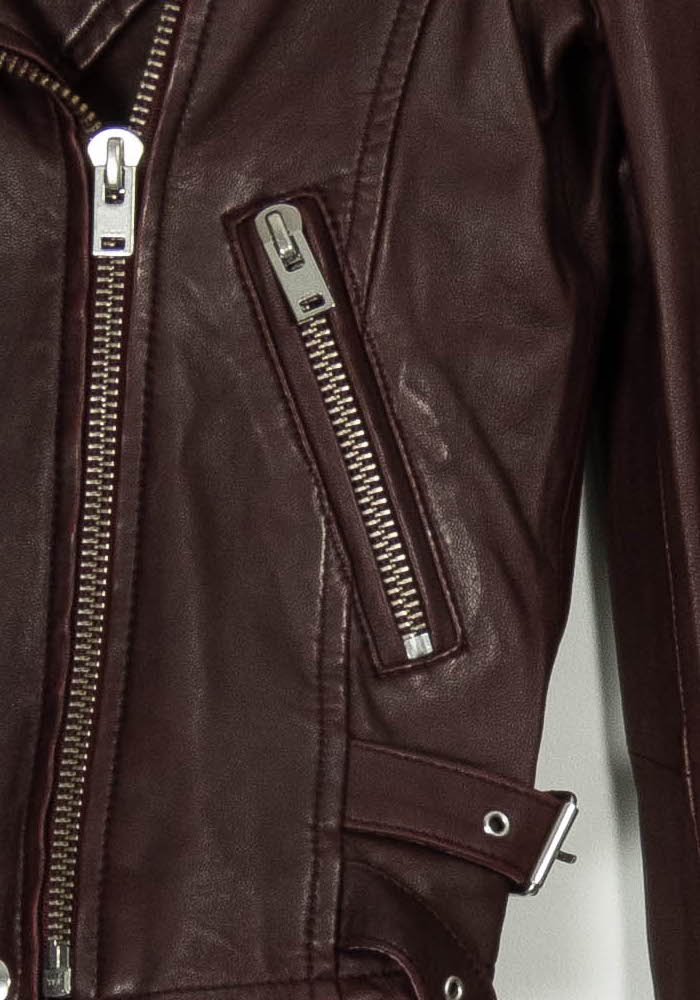 Perfecto Bordeaux - Taille S/36 de la marque IRO | PARAD107988 - Vendu par Paradigme - Image 3