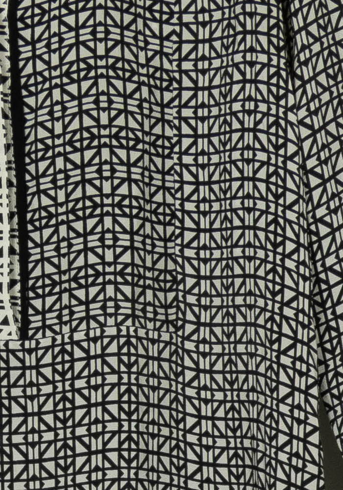 Robe Chemise Noire et Blanche - Taille XS/34 de la marque Comptoir des Cotonniers | PARAD107989 - Vendu par Paradigme - Image 3