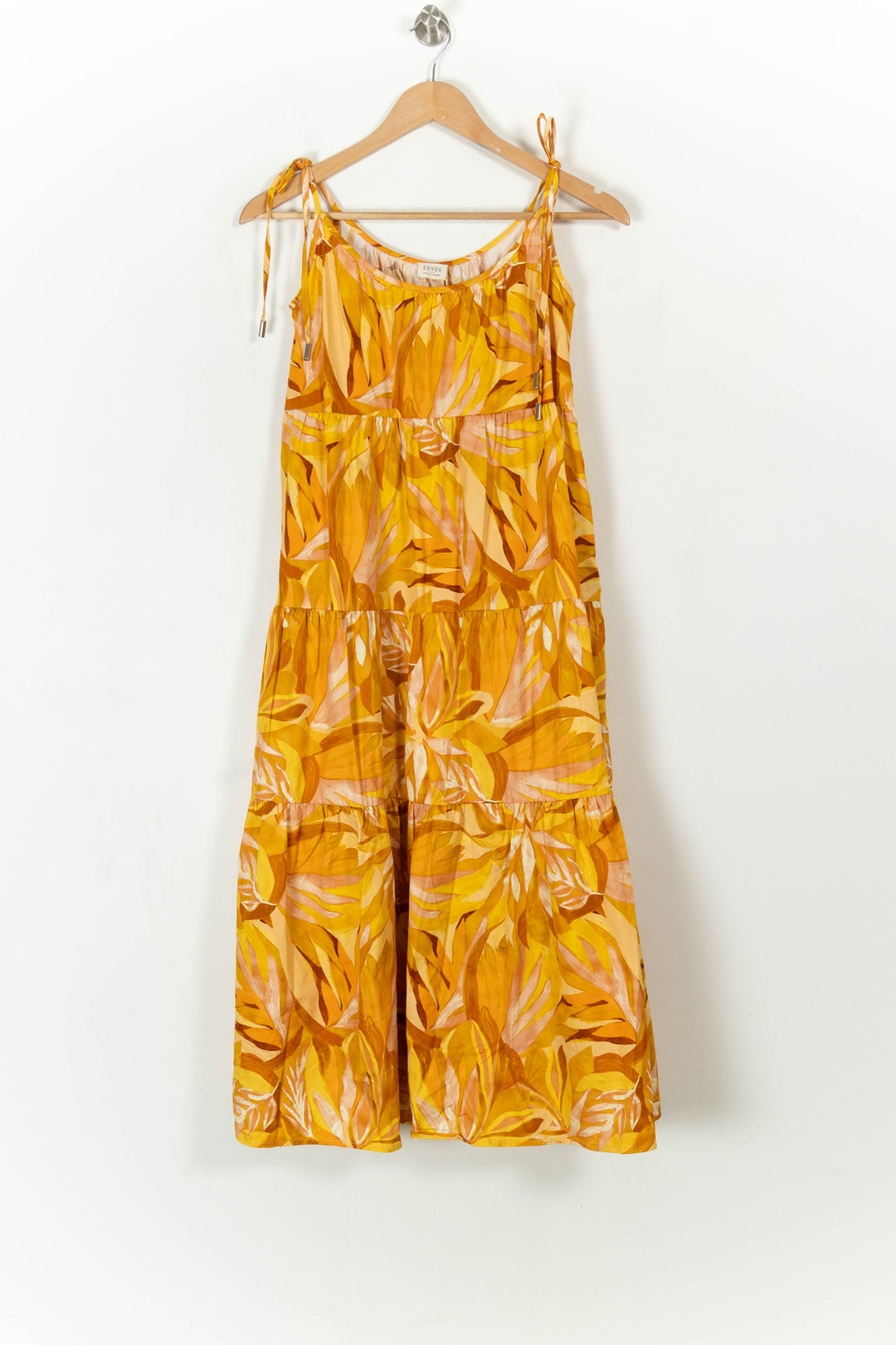 Robe Longue Jaune et Orange - Taille S/36 de la marque Ekyog | PARAD107996 - Vendu par Paradigme - Image 2