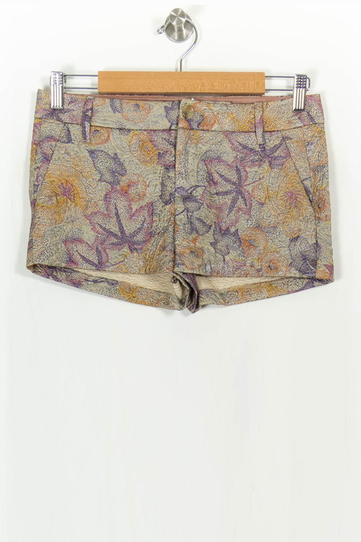 Short Imprimé Beige et Violet - Taille S/36 de la marque Zadig&Voltaire | PARAD107998 - Vendu par Paradigme - Image 2
