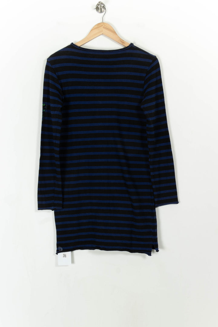 Robe Courte Noire et Bleue - Taille M/38 de la marque Zadig&Voltaire | PARAD107999 - Vendu par Paradigme - Image 5