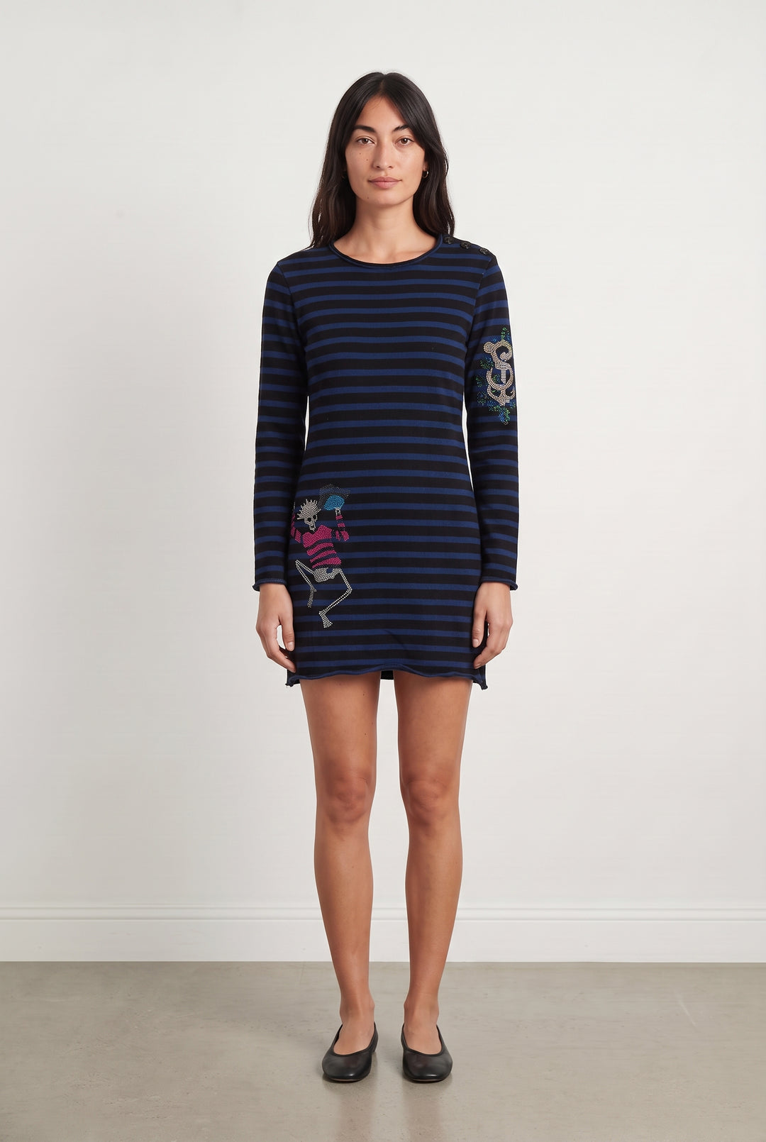 Robe Courte Noire et Bleue - Taille M/38 de la marque Zadig&Voltaire | PARAD107999 - Vendu par Paradigme - Image 1