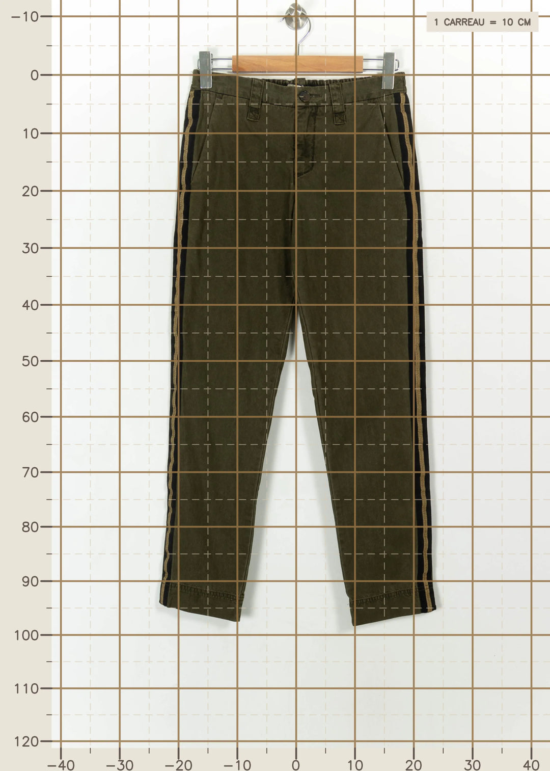 Pantalon Vert et Noir - Taille XS/34 de la marque Zadig&Voltaire | PARAD108000 - Vendu par Paradigme - Image 4