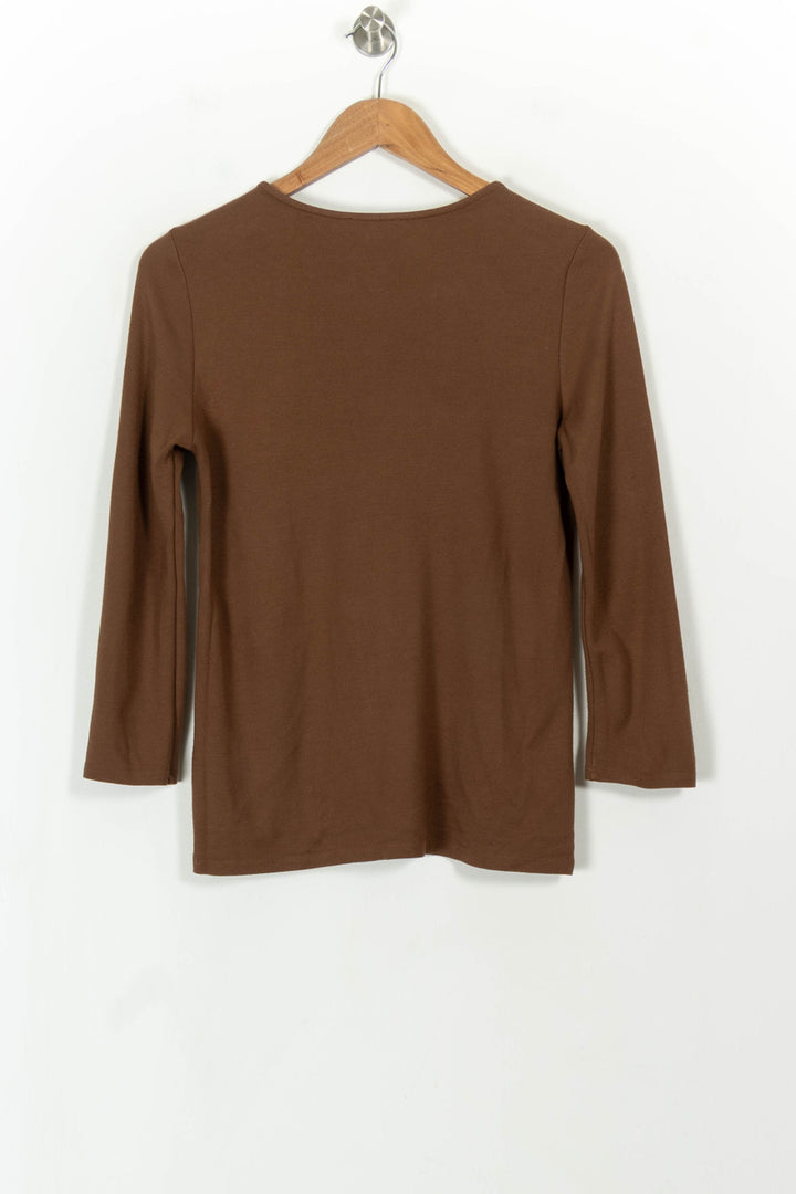 Tee-shirt Marron - Taille S/36 de la marque Caroll | PARAD108004 - Vendu par Paradigme - Image 5
