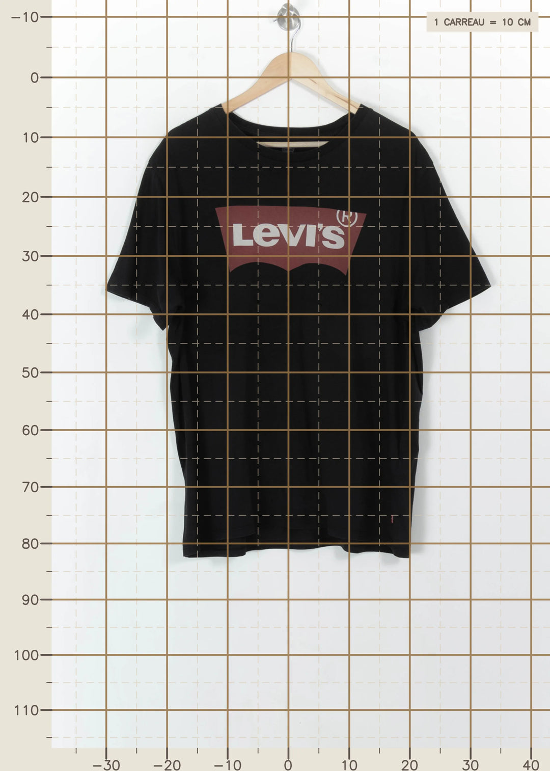 Tee-shirt Noir - Taille XXL/44 de la marque Levi's | PARAD108008 - Vendu par Paradigme - Image 4