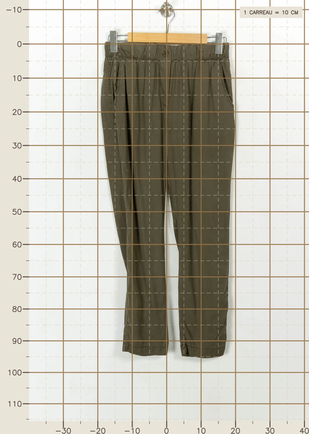 Pantalon Vert - Taille M/38 de la marque La Fée Maraboutée | PARAD108014 - Vendu par Paradigme - Image 4