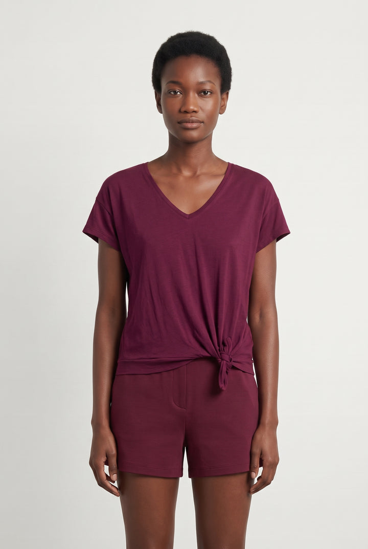 Tee-shirt Rose - Taille S/36 de la marque La Fée Maraboutée | PARAD108016 - Vendu par Paradigme - Image 1