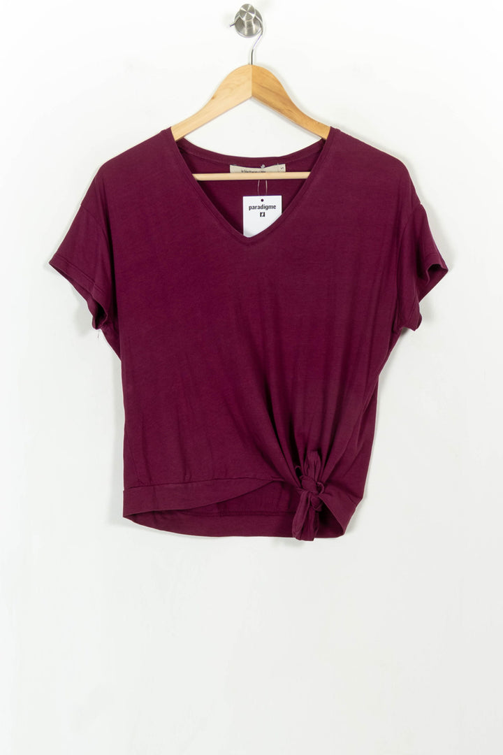 Tee-shirt Rose - Taille S/36 de la marque La Fée Maraboutée | PARAD108016 - Vendu par Paradigme - Image 2