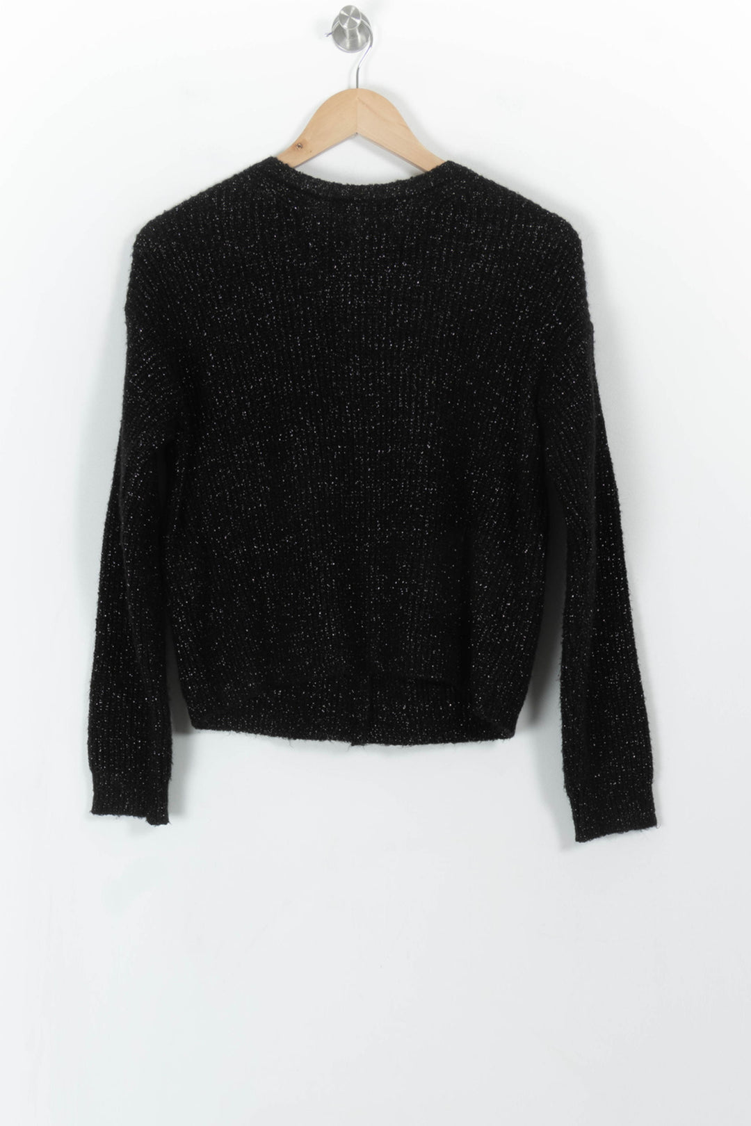 Cardigan Noir - Taille S/36 de la marque La Fée Maraboutée | PARAD108017 - Vendu par Paradigme - Image 5