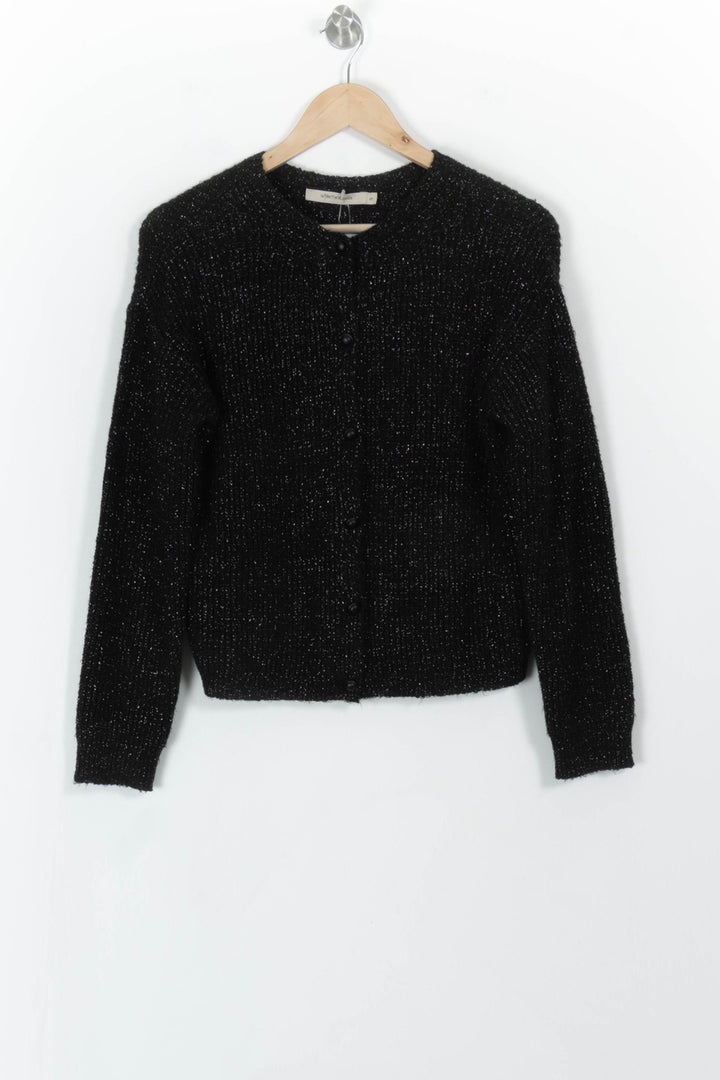 Cardigan Noir - Taille S/36 de la marque La Fée Maraboutée | PARAD108017 - Vendu par Paradigme - Image 2