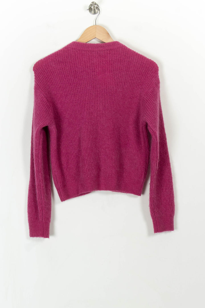 Cardigan Rose - Taille S/36 de la marque La Fée Maraboutée | PARAD108018 - Vendu par Paradigme - Image 5