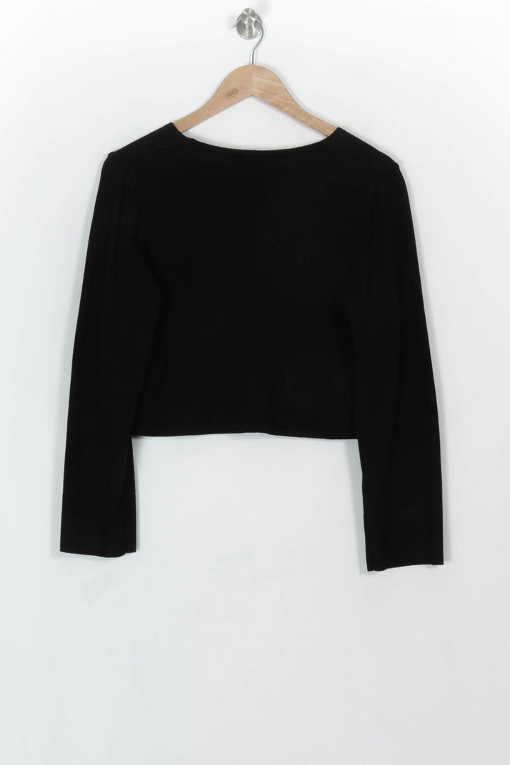 Cardigan Noir - Taille S/36 de la marque La Fée Maraboutée | PARAD108019 - Vendu par Paradigme - Image 5