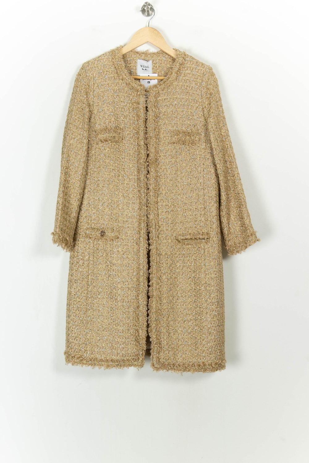 Manteau Long Doré - Taille L/40 de la marque Weill | PARAD108022 - Vendu par Paradigme - Image 2