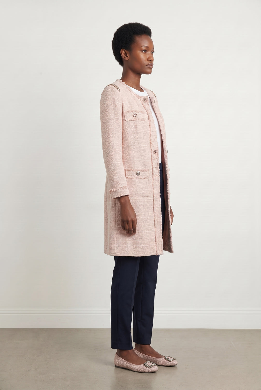 Manteau Long Rose - Taille M/38 de la marque Weill | PARAD108024 - Vendu par Paradigme - Image 1